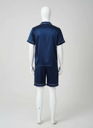 Pyjama satin léger été raffiné masculin - Vue 1 - Pyjama satin